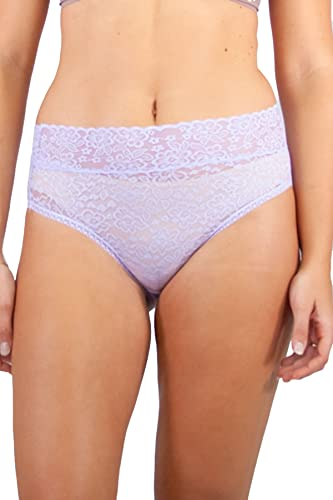 Ahh By Rhonda Shear Damen Lace Brief Unterwsche, Fliederfarben, X-Large