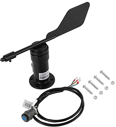 Aluminiumlegierter Anemometer Windgeschwindigkeitsmesser mit Impulssignalausgang für Gewächshaus, Wetterstation, Dock, Farm