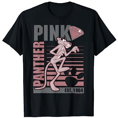 Pink Panther Dimmed Lined Portrait T-Shirt