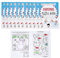 THE TWIDDLERS 36 Mini Weihnachten Puzzlebücher für Kinder, 14cm - Mitgebsel, Kindergeburtstag, Adventskalender, Piñata