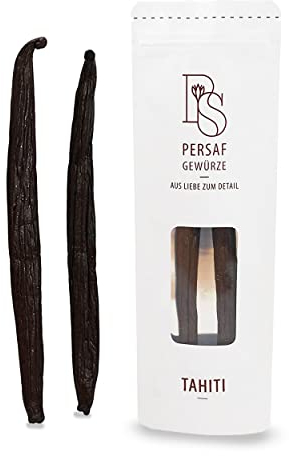 Original Tahiti Vanille-Schoten von PerSaf I 15 - 18 cm I Herkunft: Französisch-Polynesien I Die Vanille der internationalen Sterneküche I 100% natürlich & fair gehandelt (4)