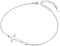 PROSILVER Fußkettchen für Männer Frauen 925er Silber Rolokette Fußarmband mit Kreuz Charms Minimalist Mädchen Fußkettchen 22+5cm verstellbar Knöchel Armband Sommer Schmuck Accessoire