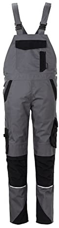 Planam Norit Damen Latzhose Schiefer schwarz Modell 6531 Größe 48