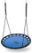 NILS Nestschaukel 110cm | Robust Garten-Schaukel bis 150kg belastbar | Tellerschaukel für Kinder und Erwachsene | Wetterfest Schaukel Outdoor (Blau)