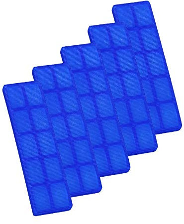 1000 x Plastic Window & Glazing Packers 5mm Blue, Flooring & Framing Spacers Packers, Flat Window Wackers, Dry Lining Plastic Packers, Ideal for Cladding, Flooring, Glazing