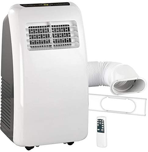 Sichler Haushaltsgeräte Mobile Klimaanlage klein: Mobile Monoblock-Klimaanlage mit Entfeuchter, 5.000 BTU/h, 2.050 Watt (Mini mit Kältemittel, Kleinste Monoblock, Kleinstes Klimagerät)