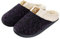 ULTRAIDAS Hausschuhe Damen, Slippers Women Pantoletten Warme Plüsch Hausschuhe für Damen, Weiche Flache Plüsch Pantoffeln Bequeme Rutschfeste Outdoor/Indoor,Purple EU 38/39