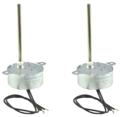 CONQUERALL 2PCS Synchronmotor TYC-40 12V 5RPM AC Innen-Welle Länge 74mm Für Weihnachtsbaum Dekorative Bunte Lichter LED Licht Glasfaser Licht
