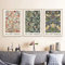 William Morris Museum Ausstellungsposter Leinwand Gemälde Galerie Wand Kunstdrucke Vintage Bilder für Wohnzimmer Wohnkultur19.6x 27.5(50x70cm)x3 Kein Rahmen