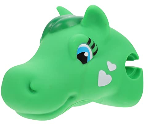 NUOBESTY 1stk Lenker Dekoration Scooter-lenkerverzierung Pferd Schmuck Für Kinder Roller Zubehör Kopf Spielzeug Roller Dekorationen Mädchen Fahrrad Kleinkind Kieselgel Weihnachtssocken