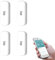 4xTuya WLAN Hygrometer Thermometer Sensor, mit App-Aufzeichnung, Erinnerung an schwache Batterie, Smart Thermometer Sensor funktioniert mit Alexa, Google Home, Tuya&Smart Life, für Zuhause, Weinkeller
