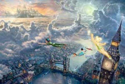Klassische Puzzles, 1000-teiliges Puzzle, Peter Pan Dekompressionspapier-Puzzlespielzeug für Erwachsene, Kinderspielzeug-Geschenke, 75 x 50 cm