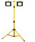 LeClubLED Projecteur LED de Chantier 2x30W Etanches IP 54 avec Trépied - Blanc Naturel 4000K - 5300lm