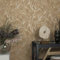 K&L Wall Art grafische Vliestapete Vintage Strukturtapete Wohnzimmer Bilder glitzernde Luxustapete inkl. Tapezier-Ratgeber (Grafisch Braun Silber)