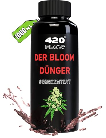 420Flow Cannabis Bloom Dünger – Stärkt & fördert prächtige Blüten – Einfache Anwendung für spektakuläre Ergebnisse (1000ml)