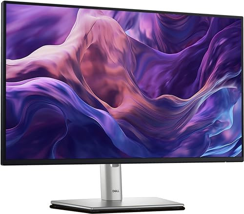 Dell P2425H 24 Inch Full HD (1920x1080) Monitor, 100Hz, IPS, 5ms, 99% sRGB, USB-C, DisplayPort, HDMI, VGA, 4x USB, 3 Year Warranty, Black (Renewed)
