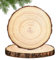 Disques De Bois Brut Naturel, 2 Pièces 30 cm Rondin De Bois Sans Trou, Tranches De Bois Naturel, Disques En Bois, Disque Rondelles En Bois, Tranches De Planche Bois Brut Pour Travaux Manuels, Noël
