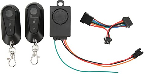 Intelligente Anti-Diebstahl-Fahrradalarmanlage für Elektroroller, Kabellose Anti-Diebstahlalarmanlage mit Fernbedienung, 36-72 V, Universal-Alarmanlage für Elektroroller,