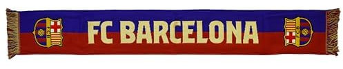 Barcelona Der Barça Loom Nr. 46 Schal mit FC Lizenz misst 140 x 20 cm., Azul Y Rojo