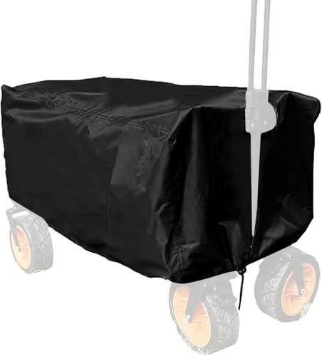 Bollerwagen Regenschutz, Schutzhülle Für Wagen Wasserdichte Abdeckung Für Faltbar Bollerwagen, Gartenwagen-Zubehör Zum Schutz Vor Schmutz, Staub, Sonnenlicht, Schnee, Frost Und Wasser