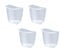 Pack of 4pcs Newborns Feeding Cup Baby Cup Feeder Food Bottle Feeding Solution for Infant