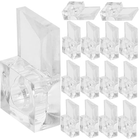 IWOWHERO 20juegos Clips Para Colgar Espejos Soportes Para Espejos Kit De Unidades Fácil De Instalar