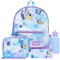BlueY Sac a Dos Enfant avec Trousse Kawaii Sac à Lunch ou Piscine Ensemble 4 Pièces Fournitures Scolaires Enfant Creche École Voyage Papillon
