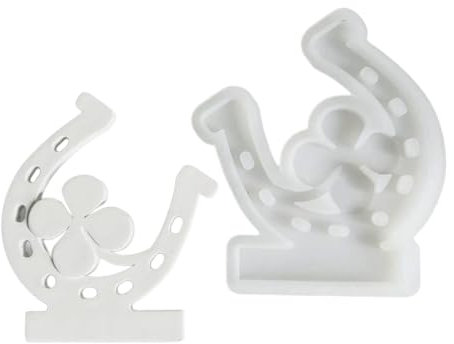 Silikonformen, Hufeisen, vierblättriges Kleeblatt, Kerzenhalter, Formen, Gussteile für Tischdekorationen