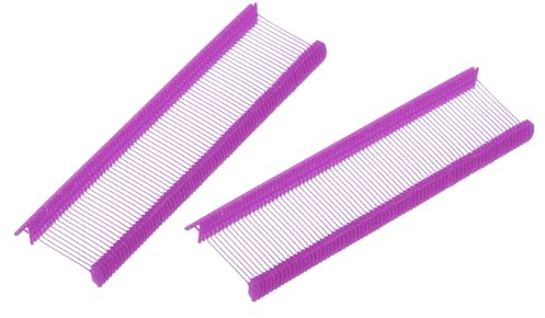 QUARKZMAN 2000 Stück Heftfäden für Etikettierpistole Standard, 20mm Tag Pins aus Kunststoff für Karton Etiketten mit Loch, Etikettierung von Kleidung und Textil, Lila