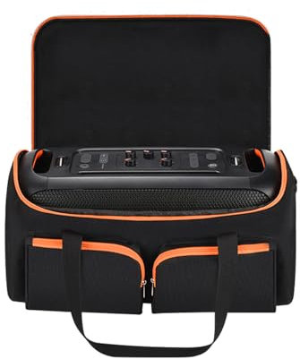 Hzycwgone Carrying Travel Case for JBL PartyBox On-The-Go,Storage Tote Bag Rugged Cover Accessories for JBL PartyBox On-The-Go Essential Portable Party Speaker and Wireless Microphones
