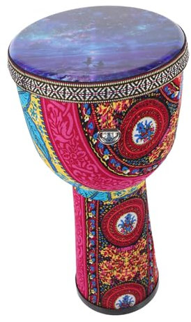 VICASKY Djembe Trommel für Erwachsene und Kinder Leichte Handtrommel Tragbar 8 Zoll für Anfänger aus Sicherem Material