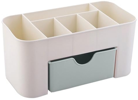 Boîte de rangement de maquillage - Vanity - Organisateur de tiroir de maquillage - Organisation de salle de bain et de chambre pour soins de la peau, pinceaux, fard à paupières, lotions, vernis à