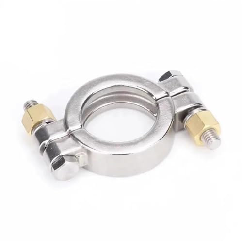 Tri-Clamp sanitaire haute pression 5,1 cm avec vis moletée en cuivre – Acier inoxydable 304 pour accessoires de brassage et équipement de fermentation