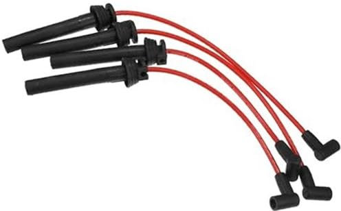 MUEOSI Cavi bobina candela auto Cavo cablaggio bobina accensione 7mm, for MINI, Cooper R50 R52 R53 n. 12127513032/12127513033/12127513034 Confezione da 4 Set cavi accensione