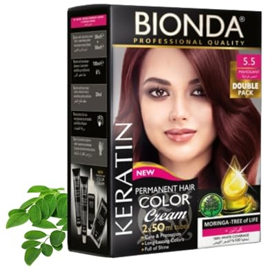 BIONDA Professional 5.5 Caoba 200 ml Tinte Permanente Pack Doble