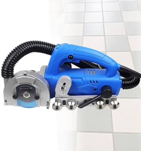 LwiftGal Machine à Enlever Les Joints,Outil éLectrique De 1200W pour Le Nettoyage des Joints De Carrelage,9000 TR/Min pour L'éLimination des Anciens Joints Et du Ciment StandardconfigurationWithA