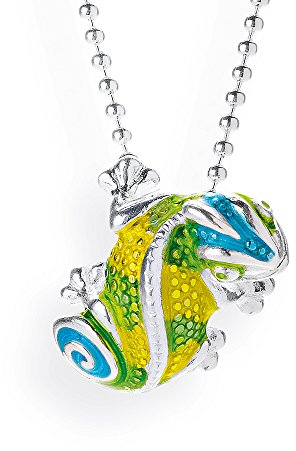 Heartbreaker Luxus Chamäleon Anhänger aus der Kollektion Chamäleon in Echtsilber/Anhänger Silber 925 Sterling nickelfrei/Elegante Design Anhänger für Damen/LD CH 31