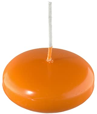 Unbekannt Kerzen, Schwimmkerzen Mandarin Orange 2,6 x 4,2 cm, 8 Stück