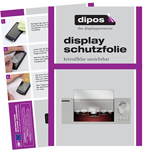 dipos I 2X Schutzfolie klar kompatibel mit Cocktail Audio X35 Folie Displayschutzfolie