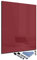 Glas-Magnettafel Rot 60x80 Pinnwand Wand mit Zubehör Whiteboard Küche Deko Tafel Büro Office