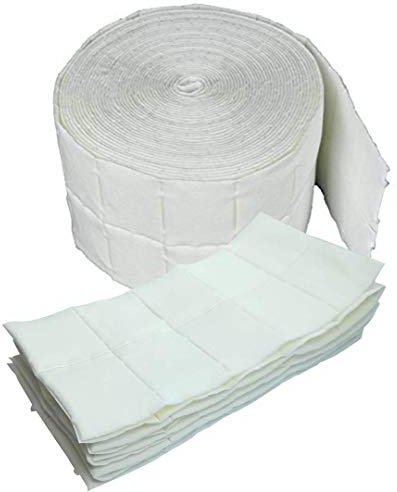 BW Chiffons de Nettoyage non Pelucheux pour Retirer le Gel, Lot de 100