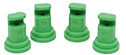 Valley Industries 140° Deflector Broadcast Spray Nozzle - 7.5 Orifice Size, 10 to 45 PSI, Green, 4 Pack