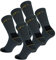 Caterpillar 6 pairs Men's Work Socks Accident Prevention Reinforced on Heel and Toe with Reinforced Weft Cotton Terry (Grey, 11-14)