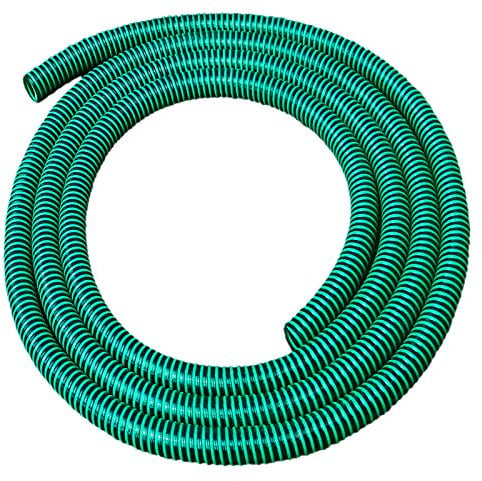 MegaHaustechnik Saugschlauch Spiralschlauch NW 20mm Innendurchmesser 3/4 Zoll, Länge 15 Meter, Druckschlauch Förderschlauch Pumpenschlauch Teichschlauch Bewässerung Schlauch grün