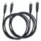 Pro User USB-C auf USB Lightning Kabel passend fürs iPhone: 2er Pack: 100+150cm, USB Lade- und Datenkabel der Spitzenklasse, 3A Schnellladen, auch das iPhone 13; original MFI zertifiziert