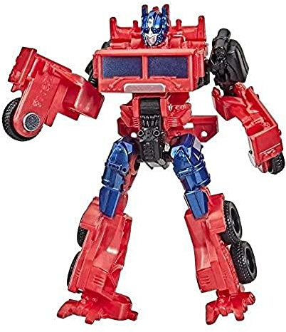 Transformers Rise of The Beasts Optimus Prime Figur, Autobots Unite, 7,6 cm, Rot und Blau, ab 6 Jahren
