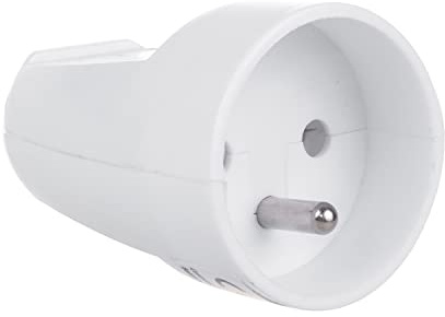 Maclean MCE331 Schutzkontakt-Kupplung Typ-E Französisch (Nicht Schuko) Kupplung mit Erdung Kunststoff Max 4000W 16A 250V
