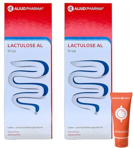 Lactulose AL 2 x 1000 ml Sirup Abführmittel bei Verstopfung I Darmregulierung I Abfuehrmittel I Sparset mit give-away von Pharma Perle