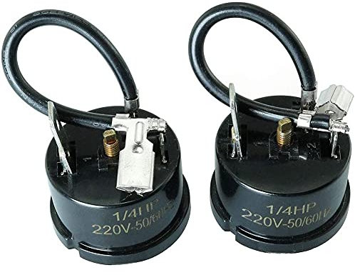 Gathukila 2Pcs 1/4HP-180W Refrigerator Thermal Overload Protector Compressor Replacement Part for Mini Refrigerator, Wine Center