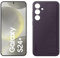 Samsung Galaxy S24+ AI Smartphone, 12 GB RAM, 512 GB Speicher, Marble Gray, 3 Jahre Herstellergarantie + Standing Grip Case Dark Violet
